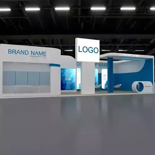 3D Booth 3D model 3D Booth 3D model