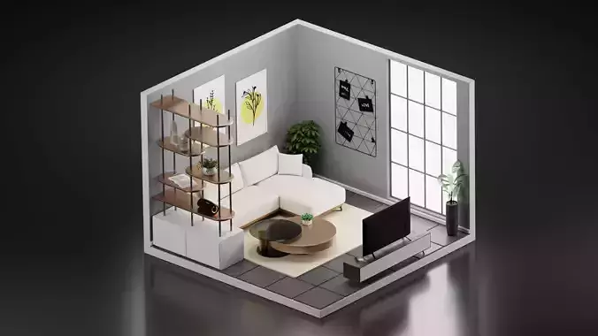 Living room interior