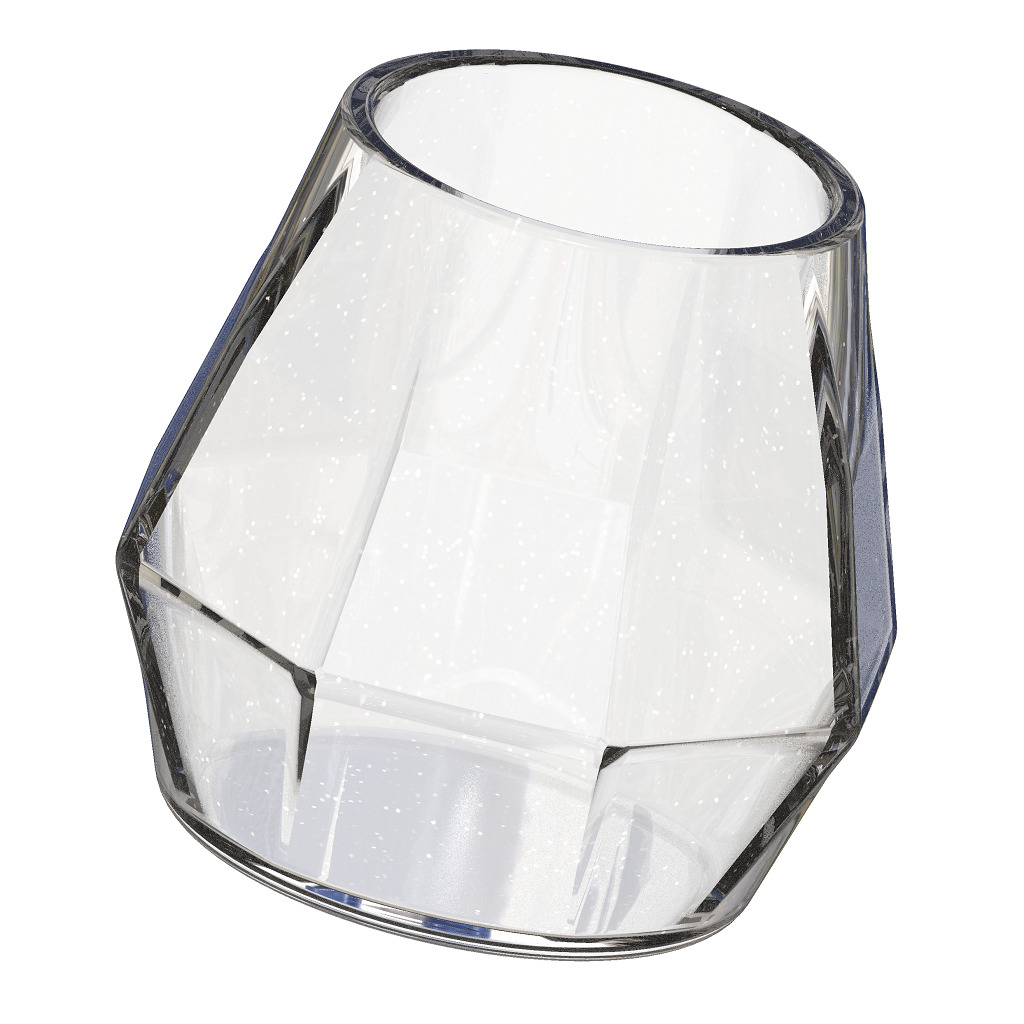 Polygonal Juice Tumbler 3D print model_1