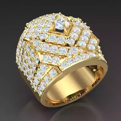 Top Trending Men Ring Designs 5MR100 3D print model