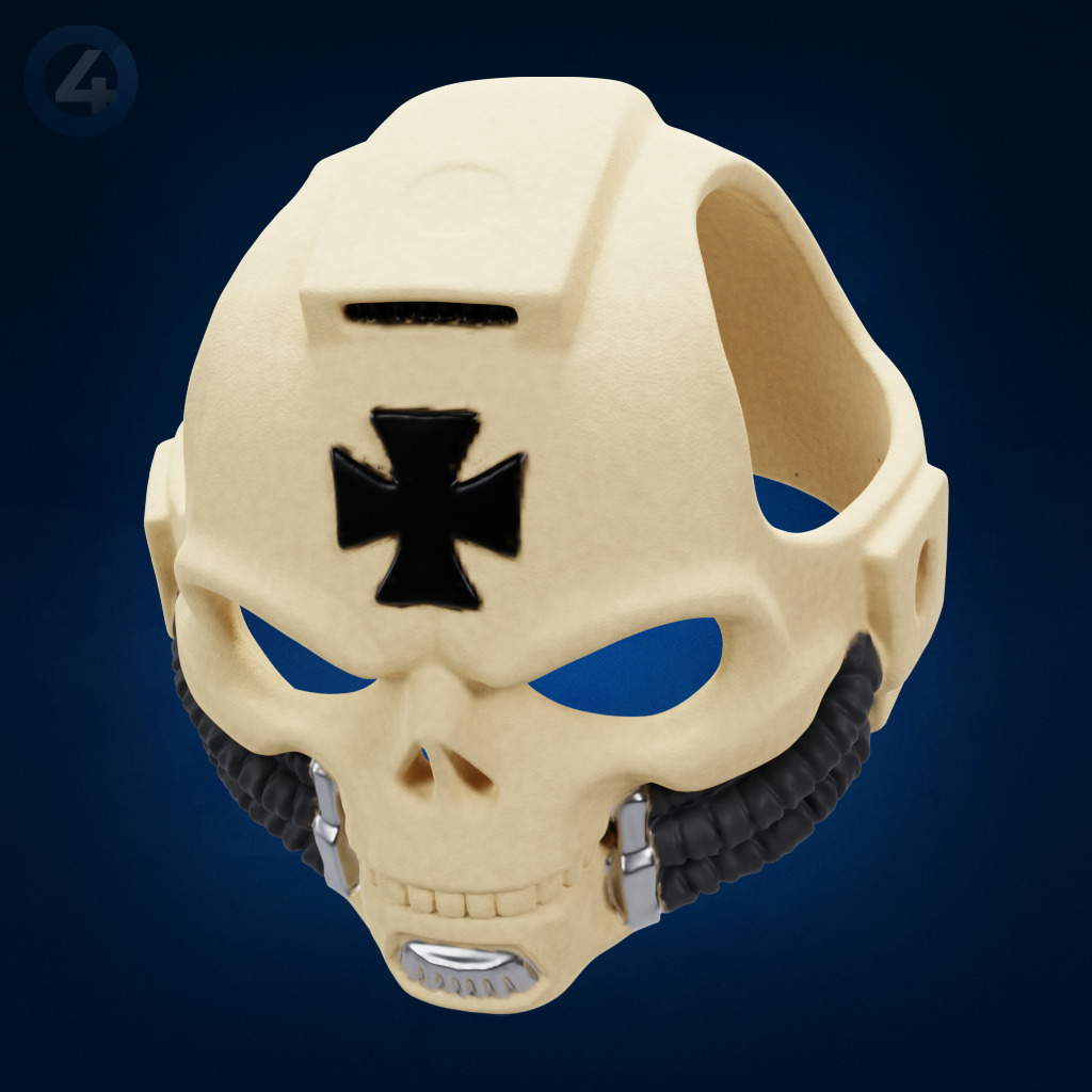 CHAPLAIN HELMET FOR CAT 3D print model_4