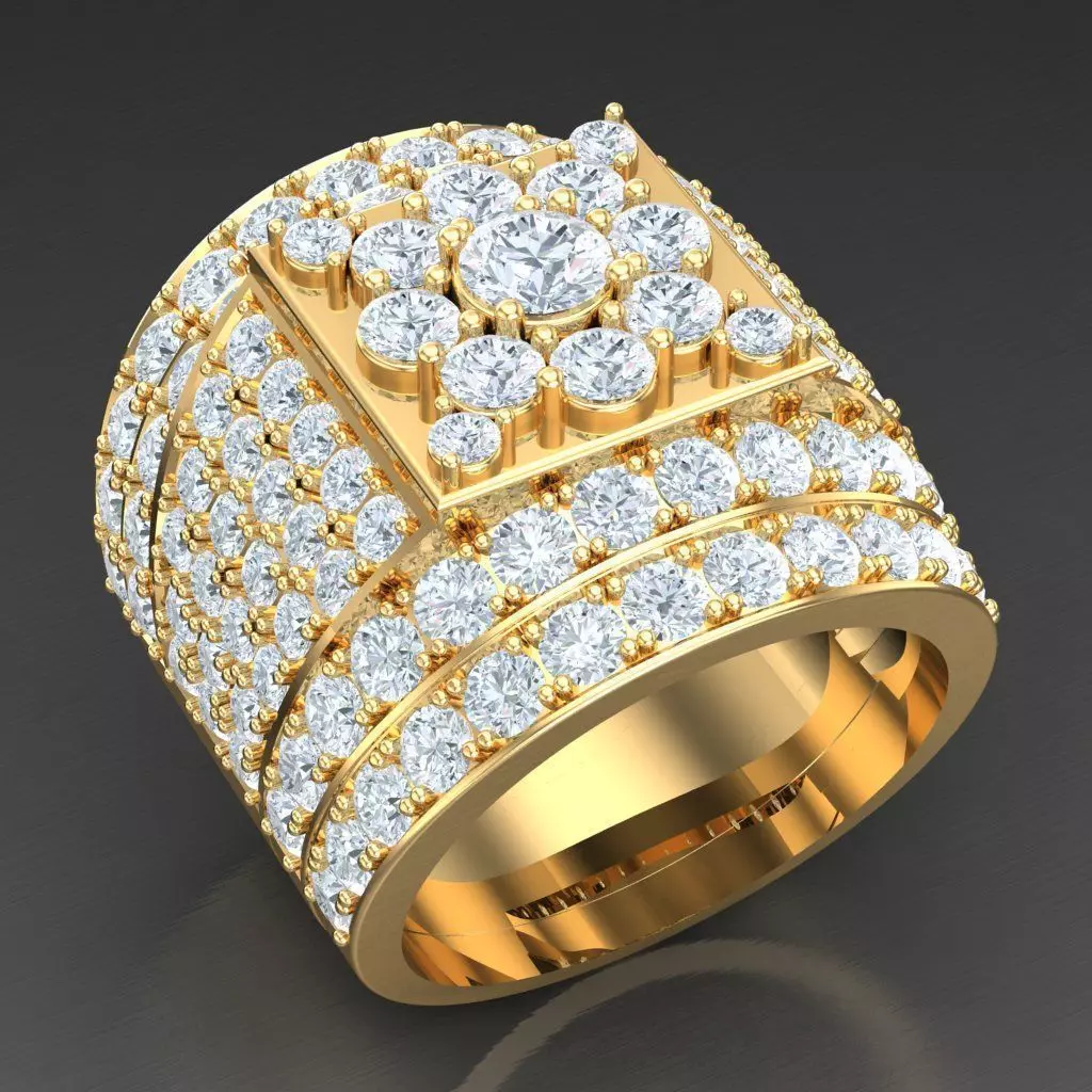 Top Trending Men Ring Designs 5MR090 3D print model
