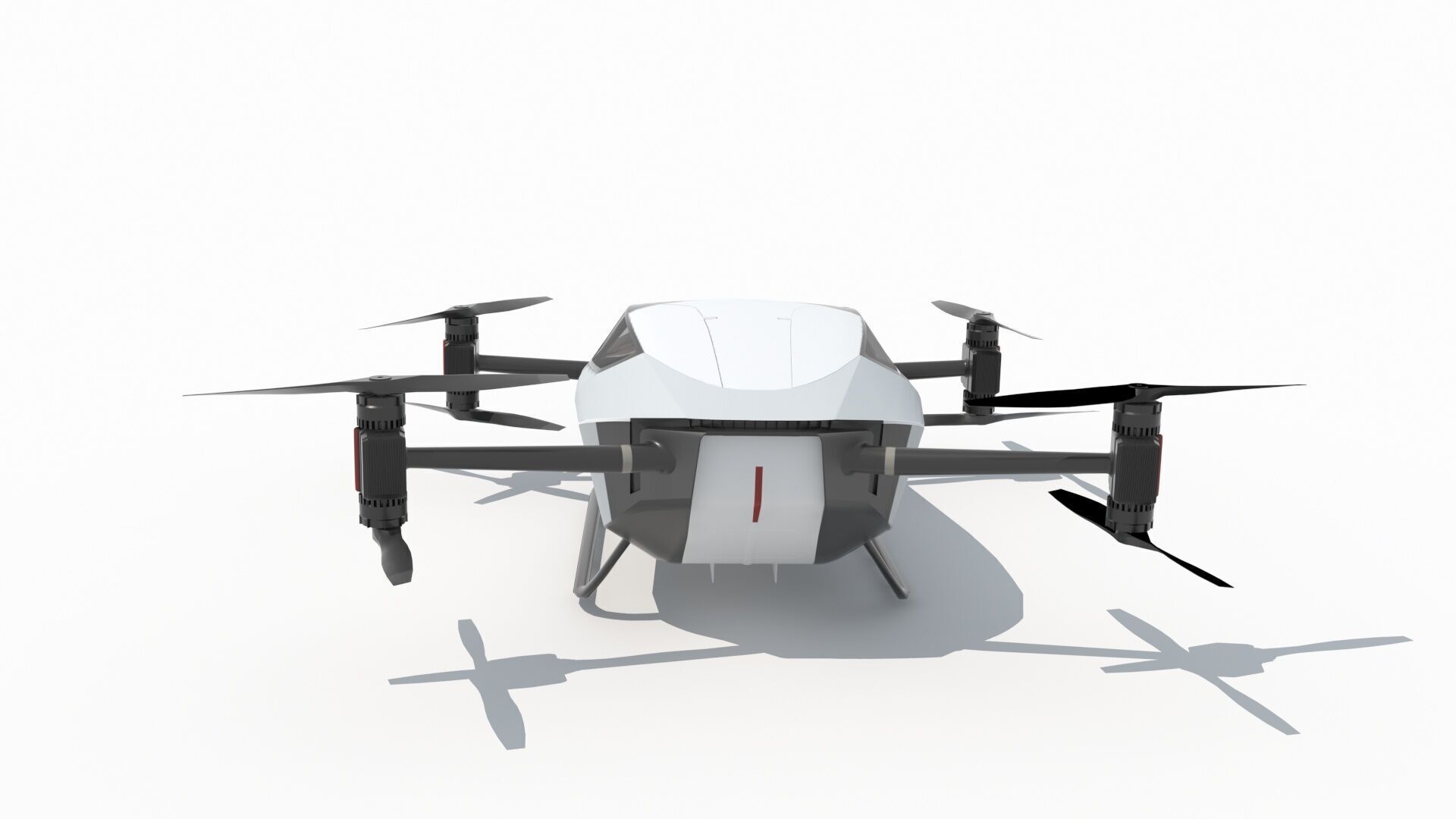 Evtol Flying Car Xpeng Traveler X2 3D model_4