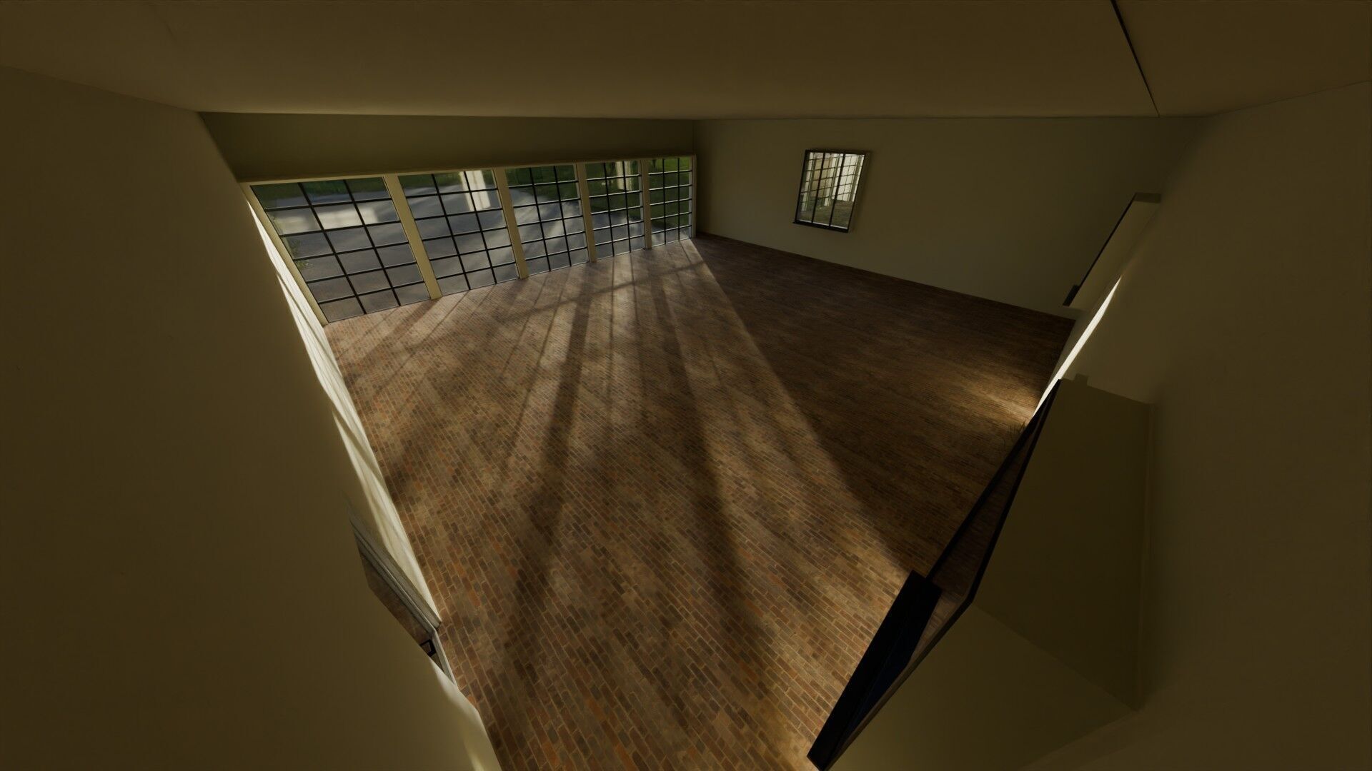 Industrial Two-Story Building Low Poly PBR Game Ready Asset Low-poly 3D model_9