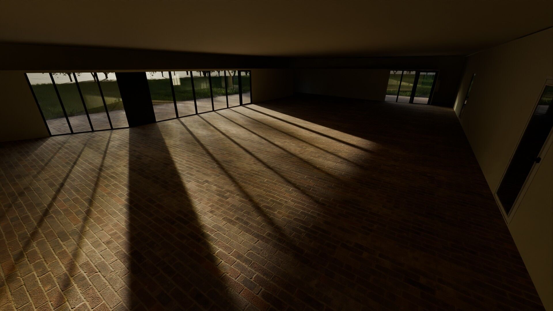 Industrial Two-Story Building Low Poly PBR Game Ready Asset Low-poly 3D model_12