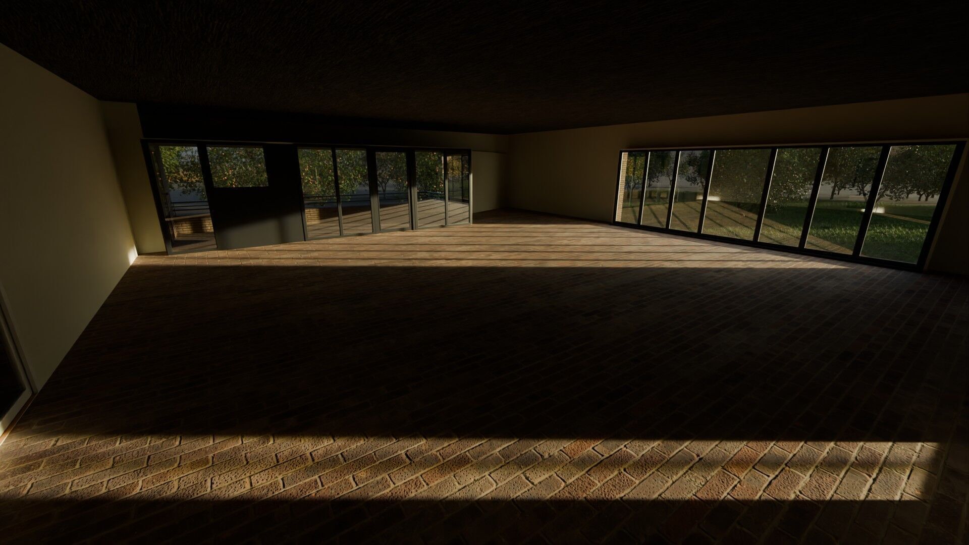 Industrial Two-Story Building Low Poly PBR Game Ready Asset Low-poly 3D model_10