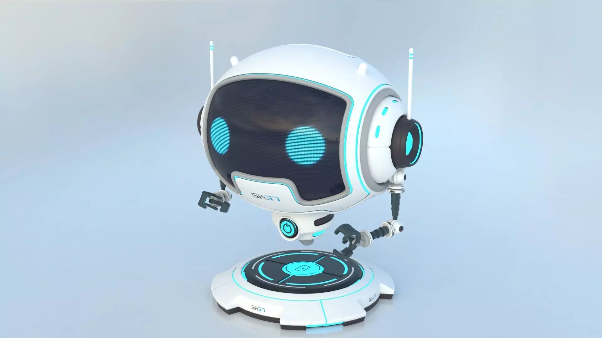Intelligent Elf Robot 3D model_0