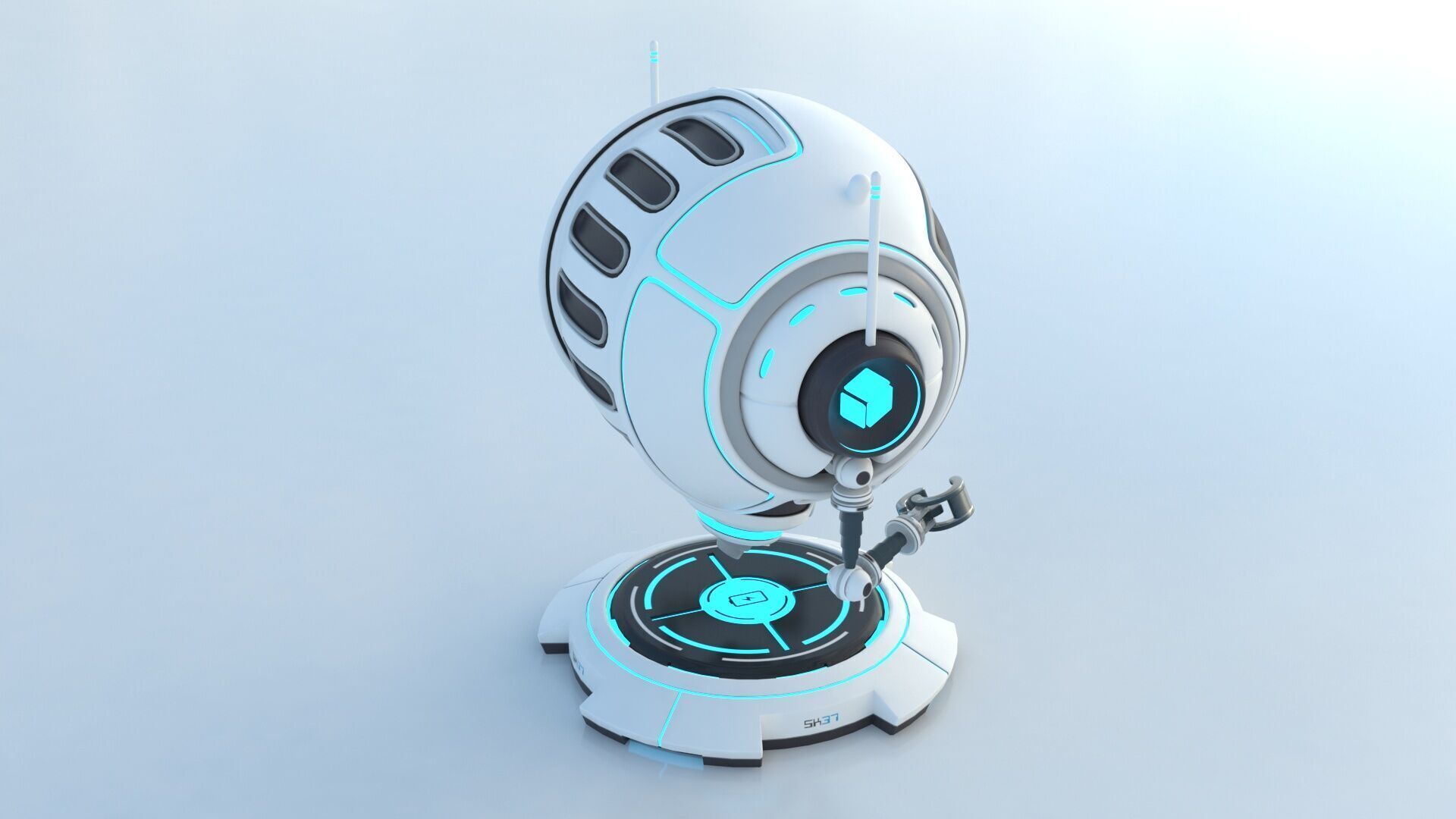 Intelligent Elf Robot 3D model_4