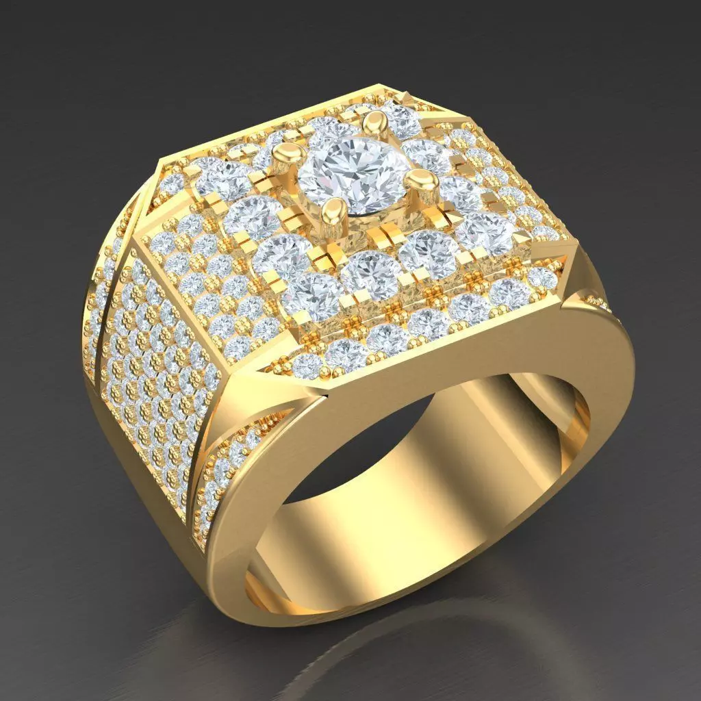 Top Trending Men Ring Designs 5MR078 3D print model