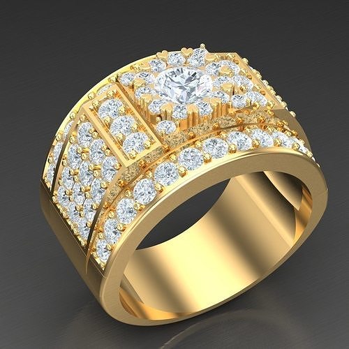 Top Trending Men Ring Designs 5MR075 3D print model