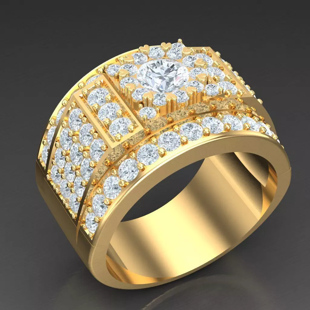Top Trending Men Ring Designs 5MR075 3D print model