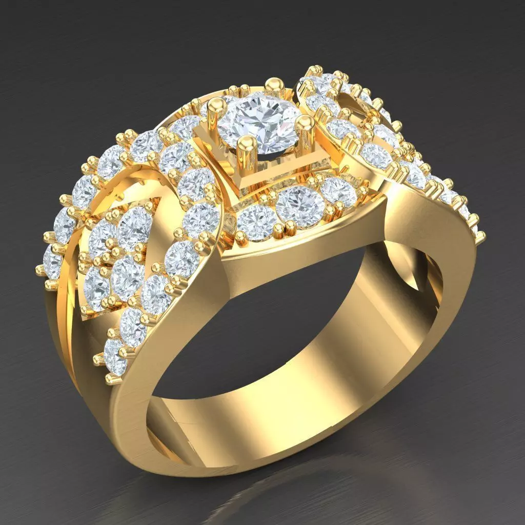 Top Trending Men Ring Designs 5MR074 3D print model