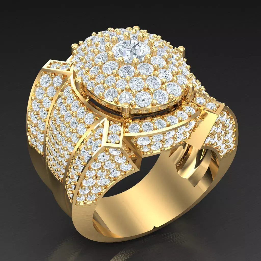 Top Trending Men Ring Designs 5MR073 3D print model