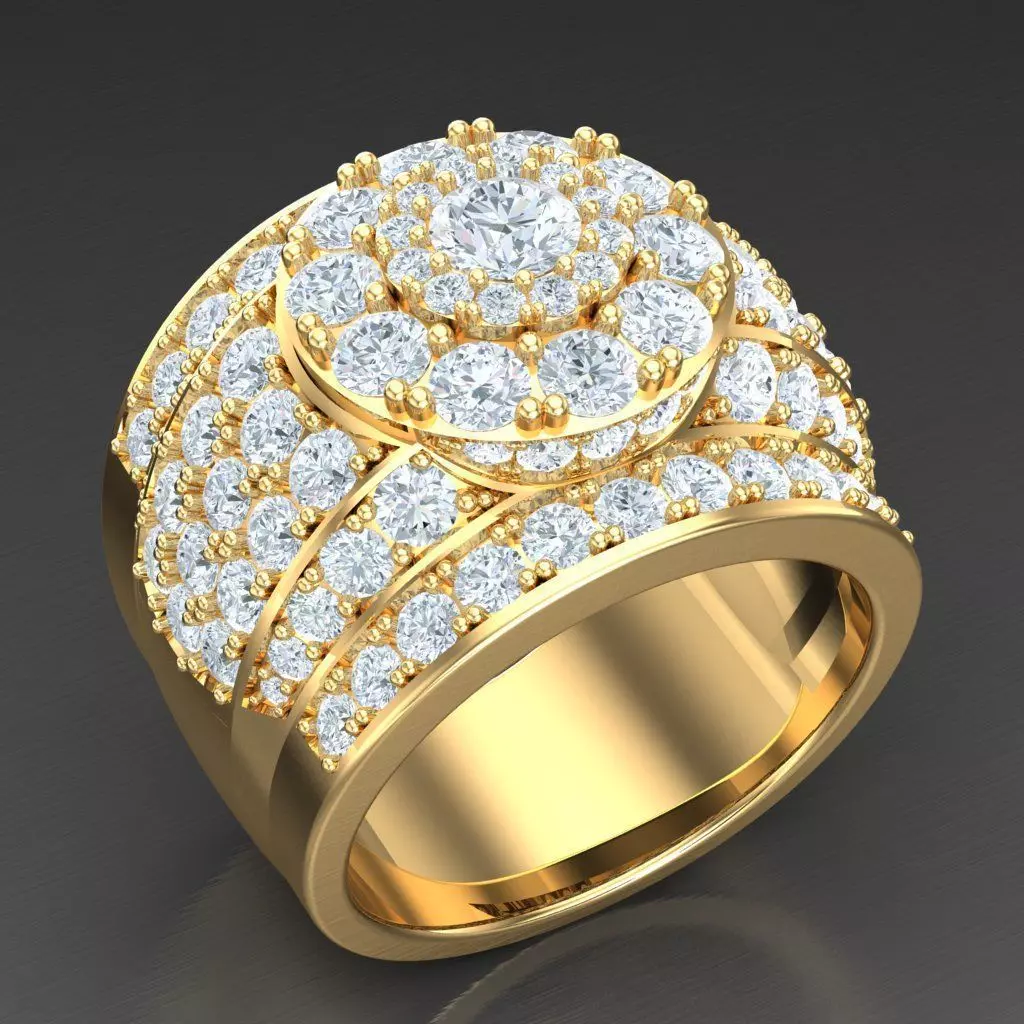 Top Trending Men Ring Designs 5MR071 3D print model
