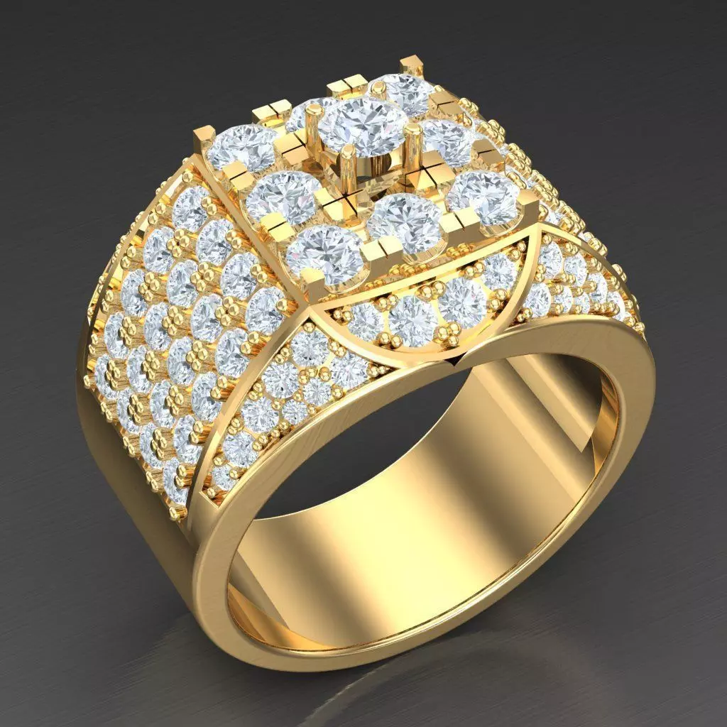 Top Trending Men Ring Designs 5MR070 3D print model