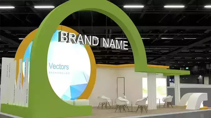 3d booth 3D model 3d booth 3D model