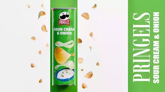 Pringels sour cream and onion
