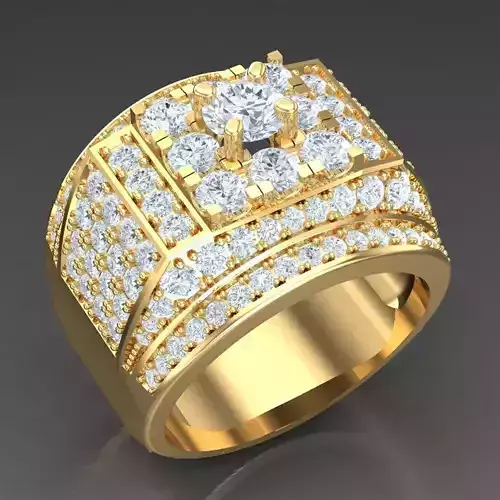 Top Trending Men Ring Designs 5MR068 3D print model
