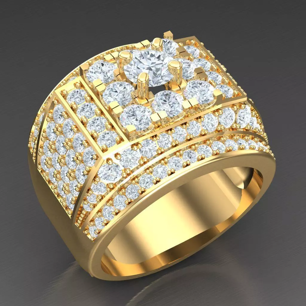 Top Trending Men Ring Designs 5MR068 3D print model