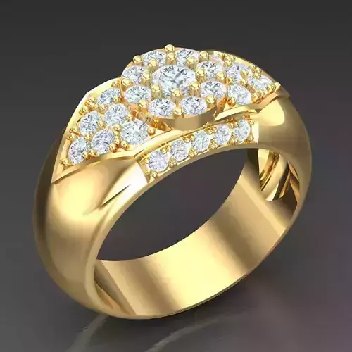 Top Trending Men Ring Designs 5MR066 3D print model
