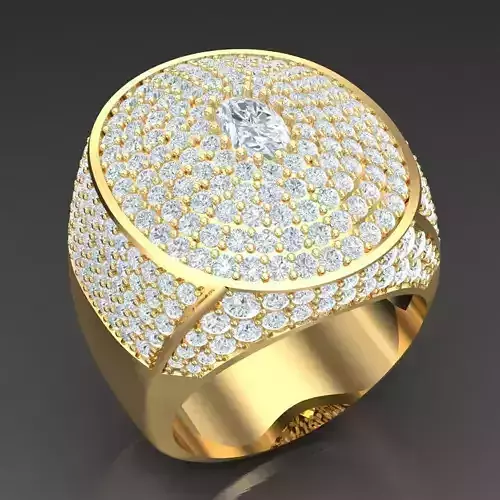 Top Trending Men Ring Designs 5MR064 3D print model