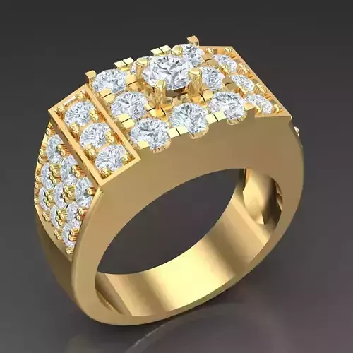 Top Trending Men Ring Designs 5MR063 3D print model