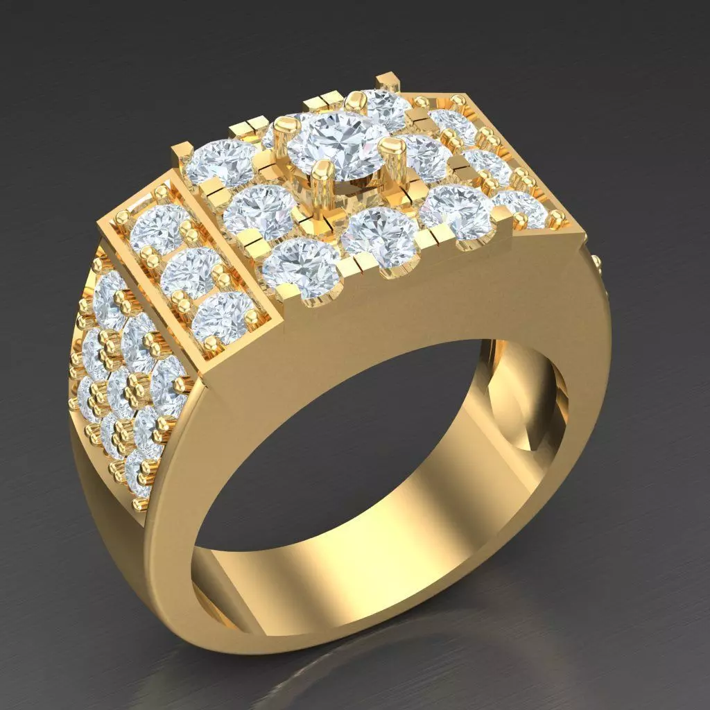 Top Trending Men Ring Designs 5MR063 3D print model