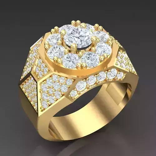 Top Trending Men Ring Designs 5MR061 3D print model