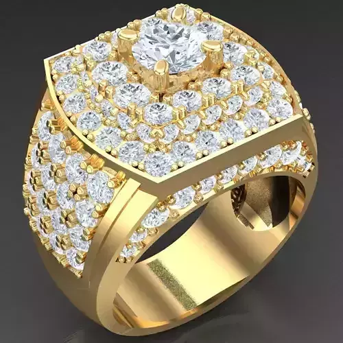Top Trending Men Ring Designs 5MR058 3D print model