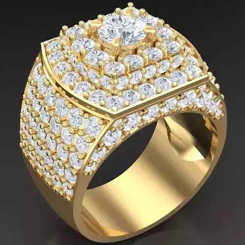 Top Trending Men Ring Designs 5MR057 3D print model