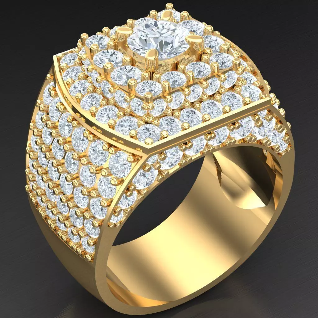 Top Trending Men Ring Designs 5MR057 3D print model