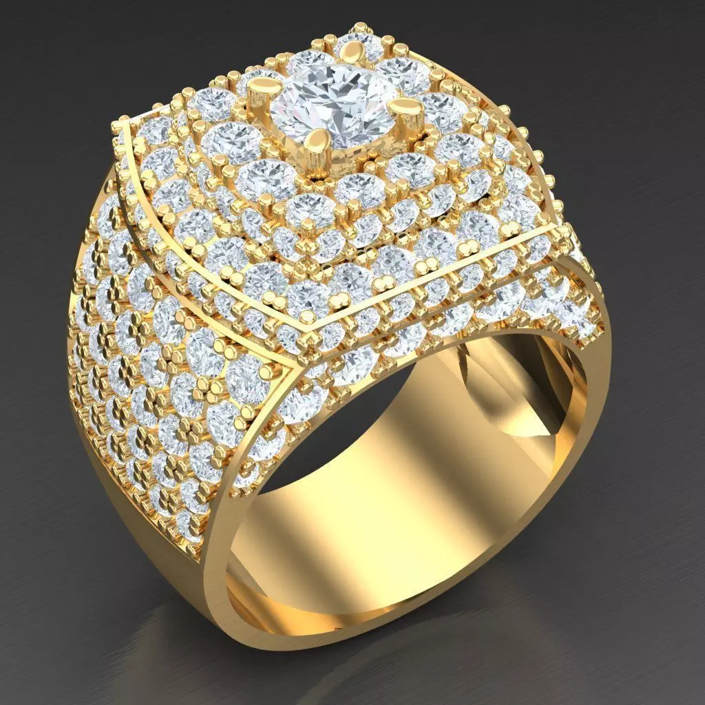 Top Trending Men Ring Designs 5MR056 3D print model