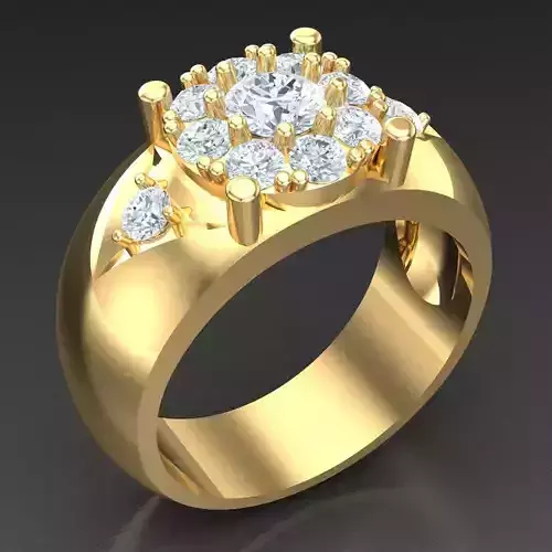 Top Trending Men Ring Designs 5MR054 3D print model