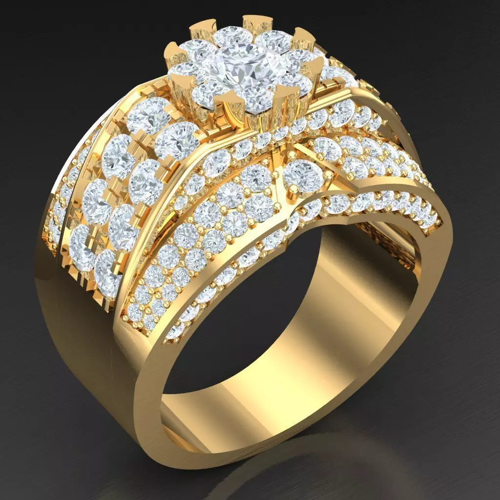 Top Trending Men Ring Designs 5MR052 3D print model