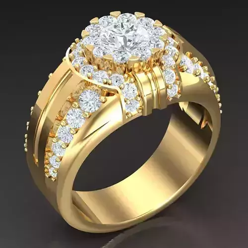 Top Trending Men Ring Designs 5MR051 3D print model