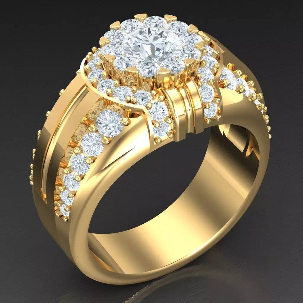 Top Trending Men Ring Designs 5MR051 3D print model