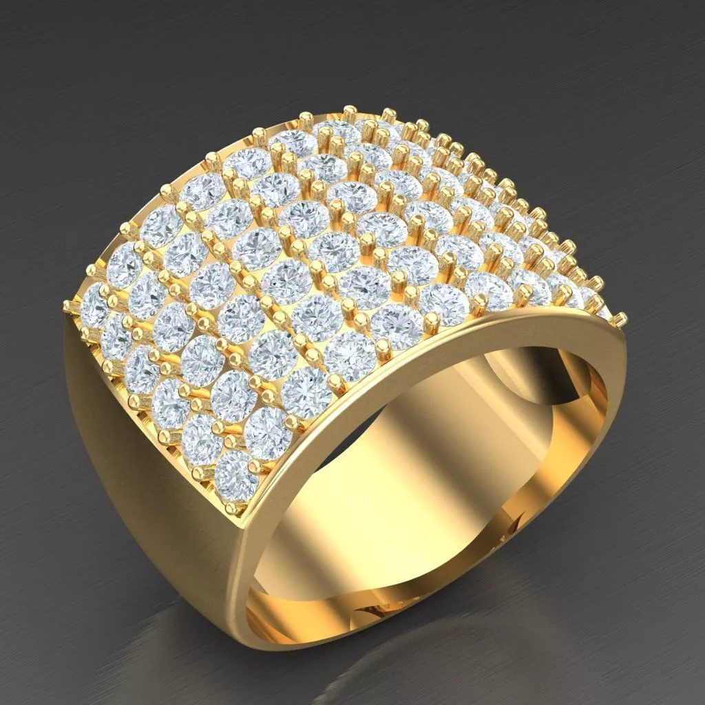 Top Trending Men Ring Designs 5MR041 3D print model