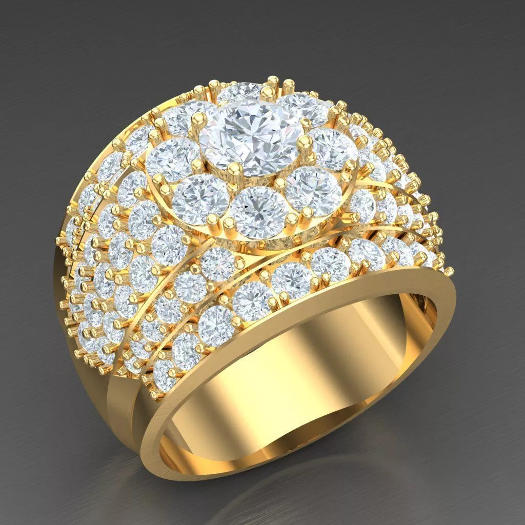 Top Trending Men Ring Designs 5MR038 3D print model