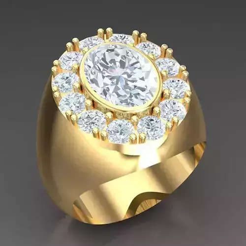 Top Trending Men Ring Designs 5MR037 3D print model