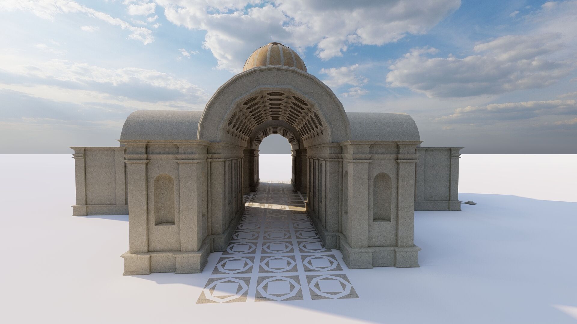 Parthenon-Historical Greek Temple 3D model_5