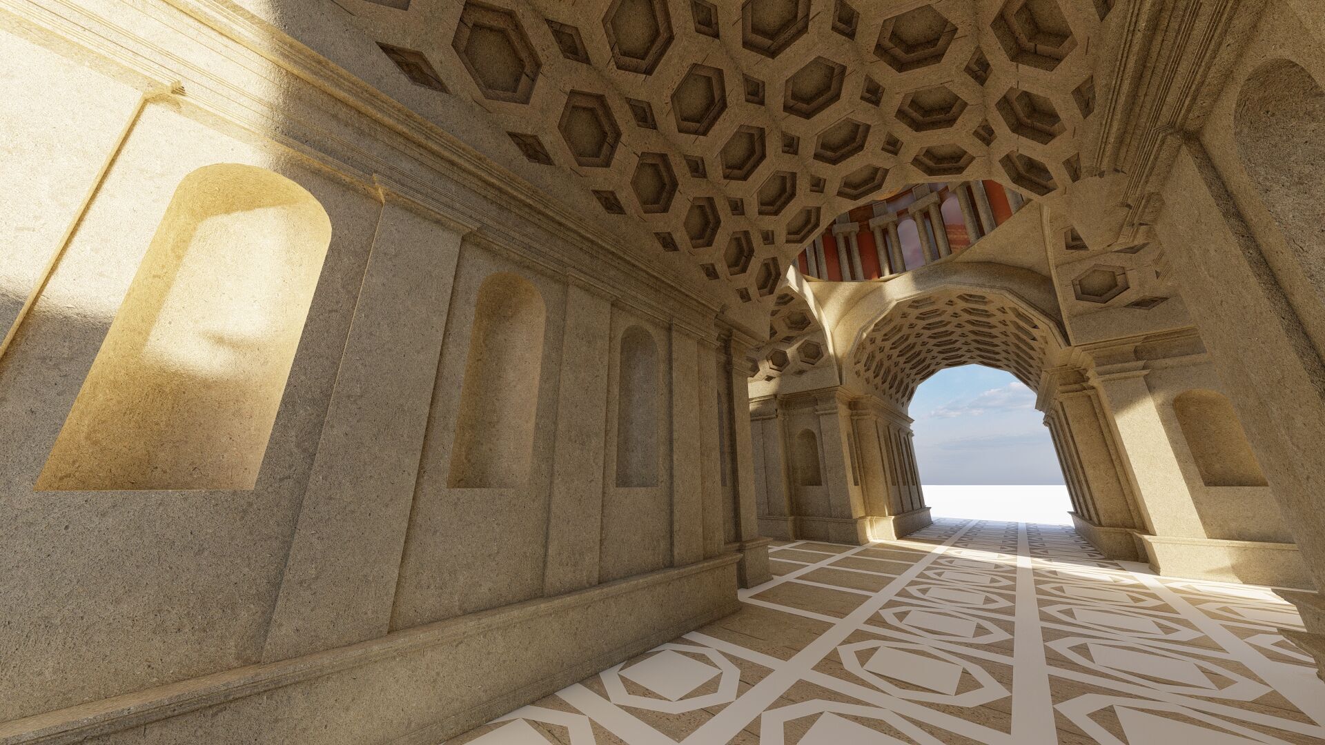 Parthenon-Historical Greek Temple 3D model_8