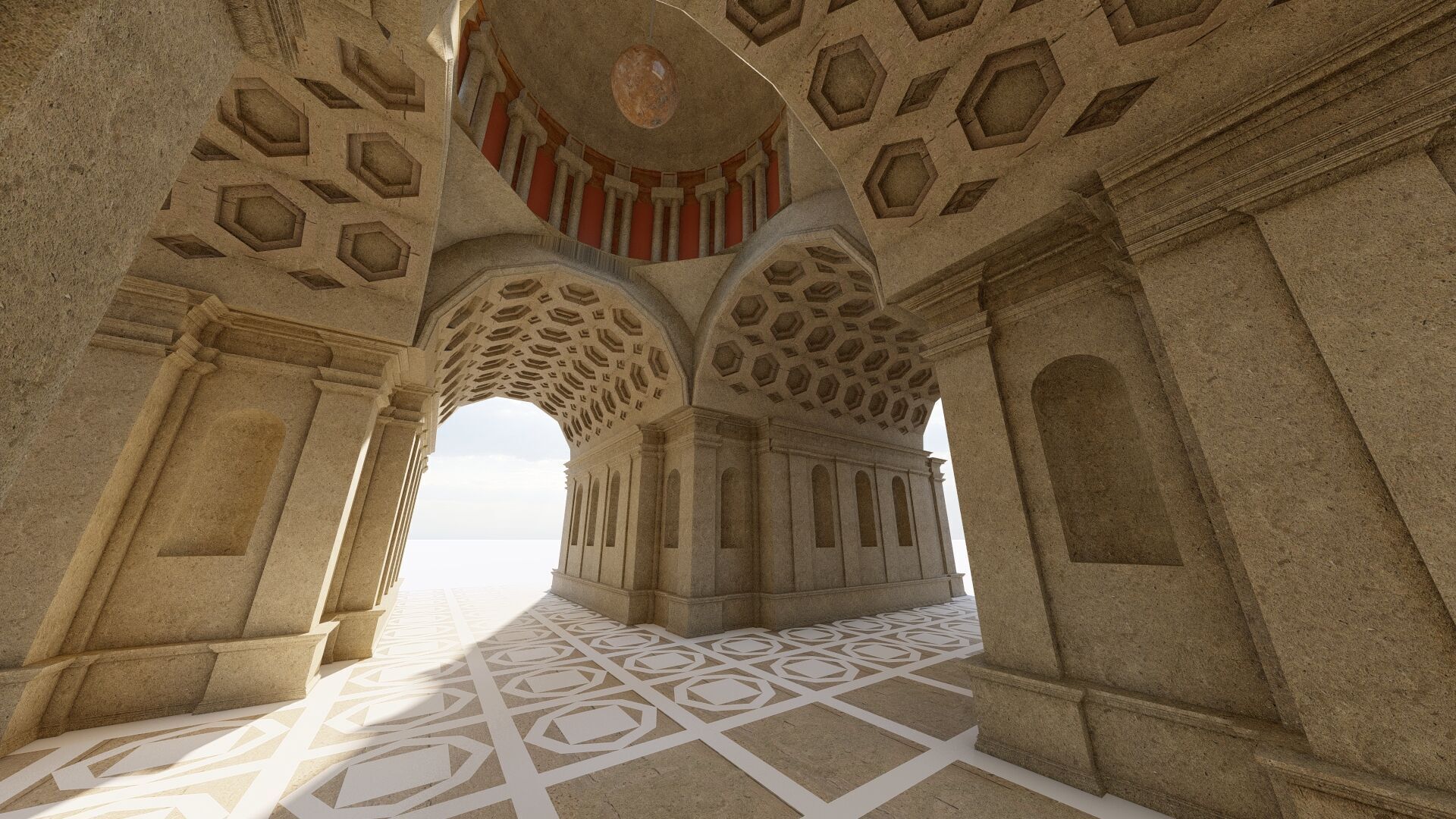 Parthenon-Historical Greek Temple 3D model_7