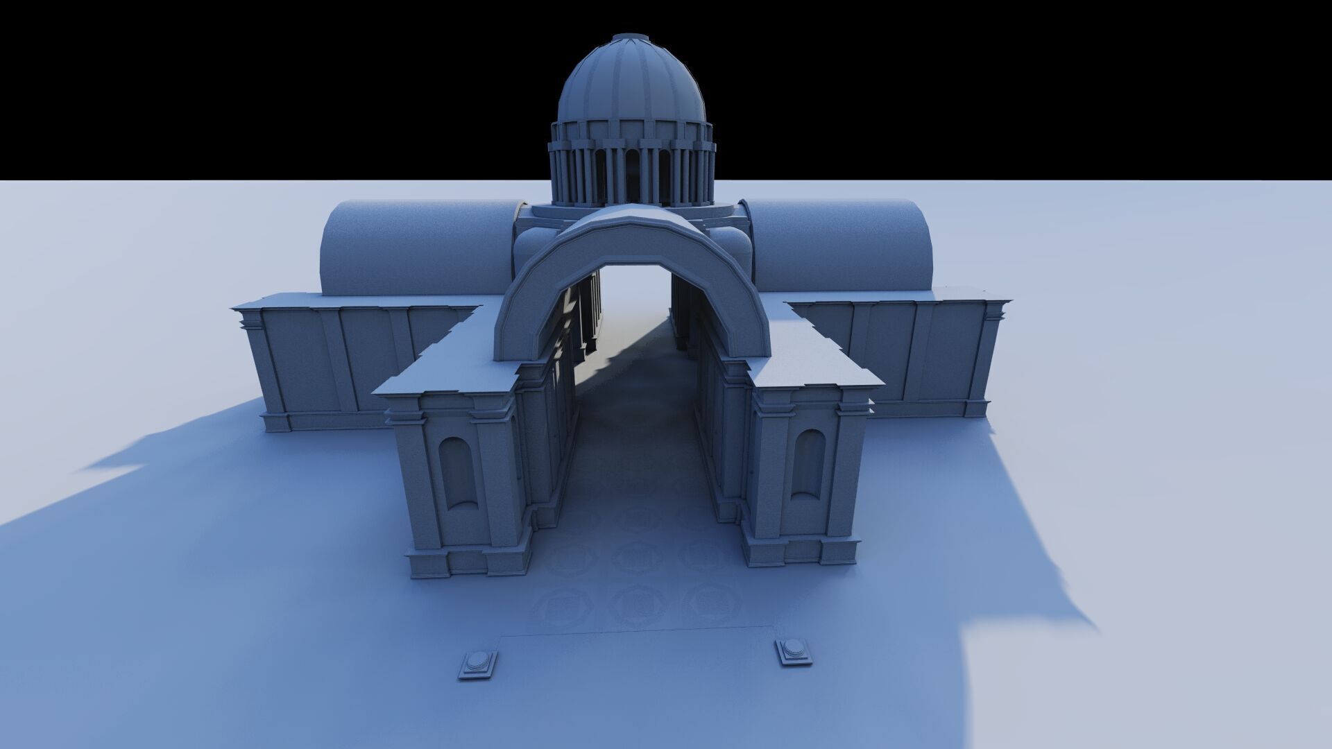 Parthenon-Historical Greek Temple 3D model_13