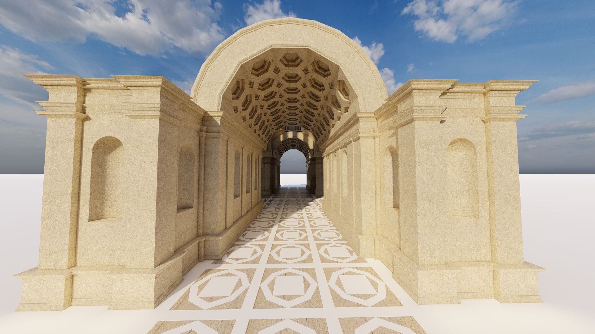 Parthenon-Historical Greek Temple 3D model_3