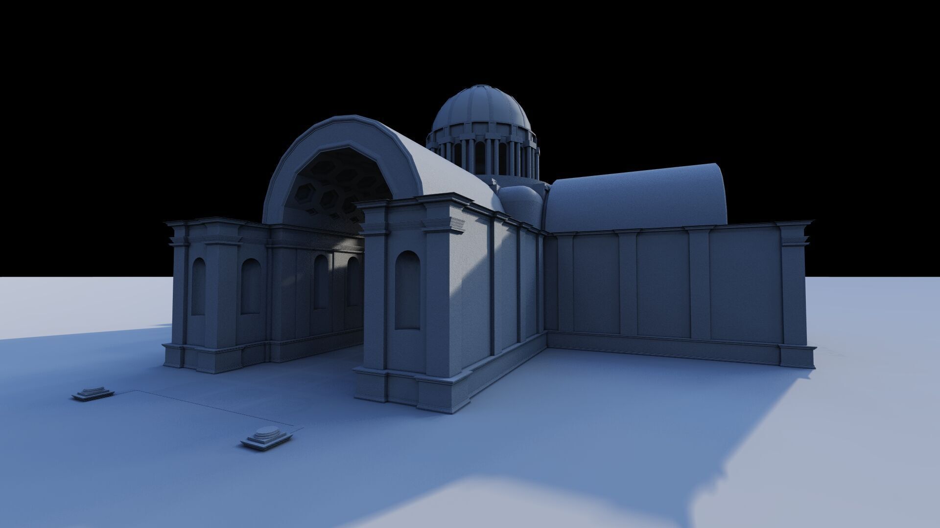 Parthenon-Historical Greek Temple 3D model_12
