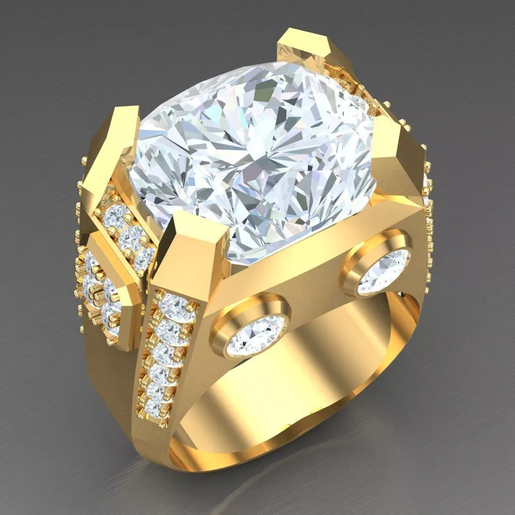 Top Trending Men Ring Designs 5MR032 3D print model