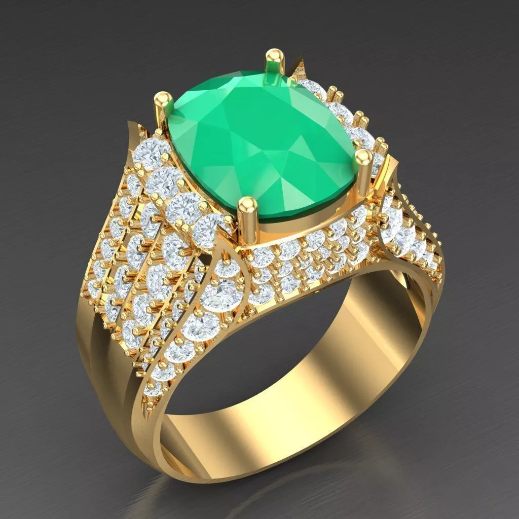 Top Trending Men Ring Designs 5MR030 3D print model