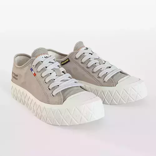 Palladium Palla Ace Beige Low-poly 3D model