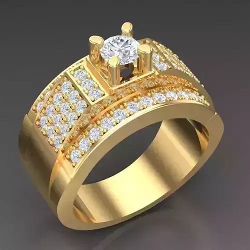 Top Trending Men Ring Designs 5MR026 3D print model