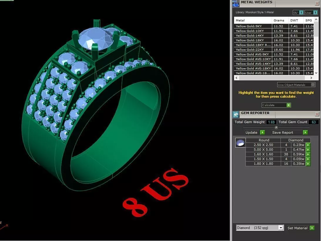 Top Trending Men Ring Designs 5MR022 3D print model